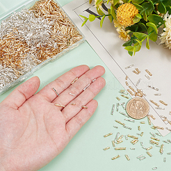 1600 шт. 8 вида стеклянных витых бусин SEED-PH0002-10