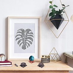 4 шт. двухцветная деревянная подставка для хрустального шара ODIS-GF0001-12