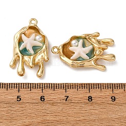 Подвески из эмалевого сплава легкого золота ENAM-B028-28KCG