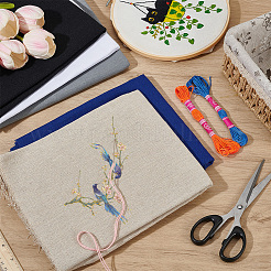 5шт 5-х цветная ткань AJEW-BC0009-17