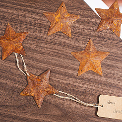 Звездная ржавчина железо большие подвески&nbsp;IFIN-GF0001-11B