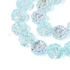 Гальванизируйте прозрачное стекло бисер нитей&nbsp;EGLA-N055-01