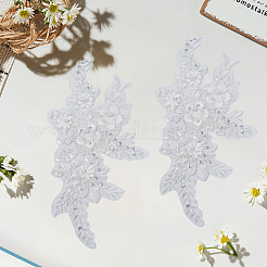 Аксессуары для вышивки цветочной марлей и блестками&nbsp;DIY-WH20081-002A