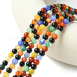 Природный агат бисер нитей&nbsp;G-F417-05-6mm