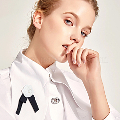 4 шт. 4 шт. полиэстеровый галстук-бабочка «Камелия» для лацкана JEWB-AN0001-03