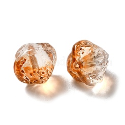 Прозрачные стеклянные бусины GLAA-D025-04F