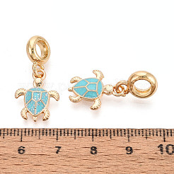 Европейские подвески из сплава эмали в виде морской черепахи&nbsp;FIND-B034-52G-01