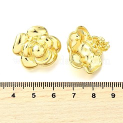 Латунные серьги-гвоздики для женщин&nbsp;EJEW-F365-03LG