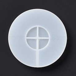 Плоские круглые светодиодные художественные световые дисплеи diy силиконовые Молды DIY-C054-04