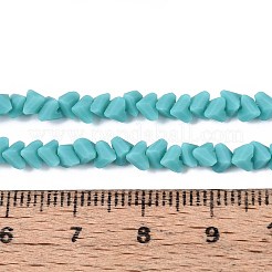 Нити из матовых непрозрачных стеклянных бусин GLAA-N017-4mm-19