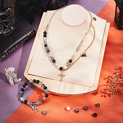 300 шт. 15 вида прозрачных стеклянных бусин&nbsp;DIY-HY0001-33