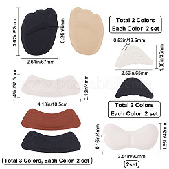 16 комплект из 8-х стильных поролоновых накладок на пятки FIND-GF0002-02