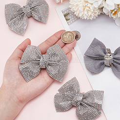 4 шт зажимы для обуви со стразами&nbsp;FIND-FG0003-13C