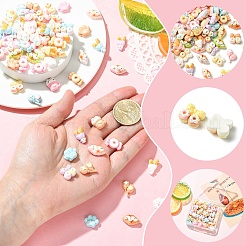 70шт 7 стиля непрозрачные кабошоны из смолы&nbsp;RESI-YW0006-13