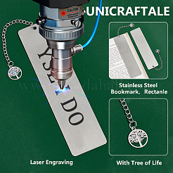 4 шт. 2 стиля закладка из нержавеющей стали 201 AJEW-AB00201