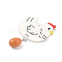 Печатные акриловые подвески&nbsp;OACR-G059-01B