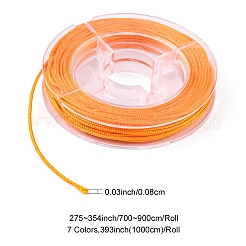 7 рулон 7-х цветных нейлоновых ниток NWIR-YW0001-02