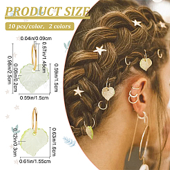 Акриловые дреды бусы OHAR-AB00006