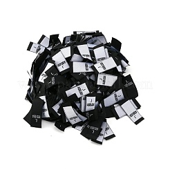 Этикетки с размерами одежды из полиэстера (л)&nbsp;FIND-WH0003-76E