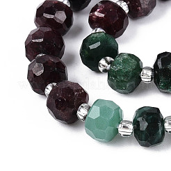 Нити бусин из натурального фуксита G-T144-20B-01