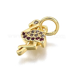 Стойки обшивки латунь микро проложить Циркон подвеску&nbsp;KK-K401-69G