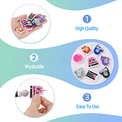 8 шт. 8 стиля тематики чирлидинга ПВХ пластиковые бусины&nbsp;FIND-TA0008-71