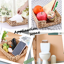 Коробка для салфеток из рафии AJEW-WH20011-01