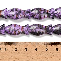 Синтетических нитей бирюзовые бусы TURQ-F019-01A