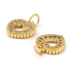 Покрытие стойки латунь микропаве прозрачные подвески из кубического циркония&nbsp;KK-M253-06G