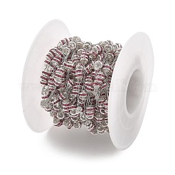 Стеклянные бусины ручной работы и цепочки из страз CHS-L028-01P-01