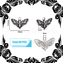 80 шт. Подвески из сплава в тибетском стиле&nbsp;PALLOY-DC0001-04