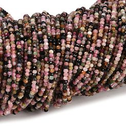 Натуральный турмалин бисер нитей G-RM250101-O16