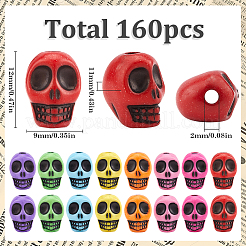 160 шт. бусины из смолы на Хэллоуин FIND-SC0011-67