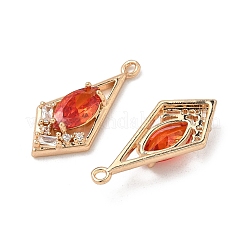 Латунные микро проложить кубического циркония подвески KK-S531-04G-A