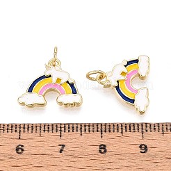 Латунь эмаль подвески&nbsp;KK-N277-02G