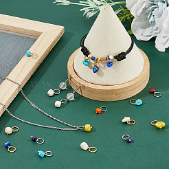 84шт. подвеска из синтетической бирюзы в двух стилях&nbsp;PALLOY-FH00074