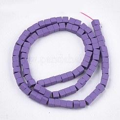 Окрашенного распылением немагнитных синтетических нитей гематита бусы G-T116-22-15