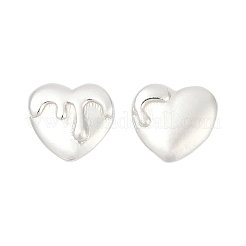 S999 изящные серебряные серьги-гвоздики для женщин EJEW-Q031-02S-B