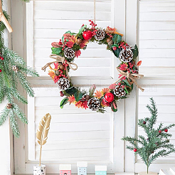 8шт. рамки для венков для поделок WOOD-FG0001-35