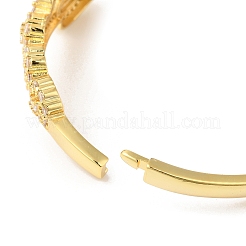 Прозрачный кубический цирконий каплевидный браслет на петлях&nbsp;BJEW-L681-002G