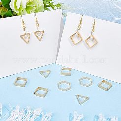 24 шт. 3-х стильное латунное соединительное кольцо&nbsp;KK-FH0005-06