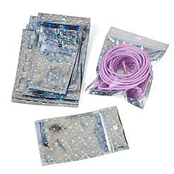 100 шт. 5 стиля блестящие голографические звезды пластиковая упаковка инь-ян пакеты с застежкой-молнией&nbsp;OPP-TA0001-21