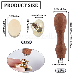 1 шт. пустая восковая печать KK-CP0001-04C
