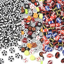 100шт бусины из полимерной глины ручной работы&nbsp;CLAY-YW0002-45