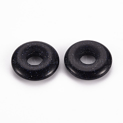 Синтетический синий авантюрин подвески&nbsp;G-T122-66H