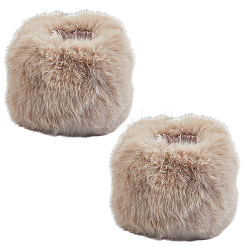 1 пара женских бархатных перчаток с нарукавниками&nbsp;AJEW-CY0002-21B