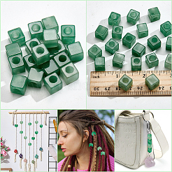 20 шт. натуральный зеленый авентрин драгоценный камень европейские бусины G-NB0005-89C