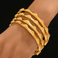 4 шт. элегантный волнистый браслет из цинкового сплава для женщин&nbsp;HJ1399-1