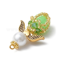 Подвески из стеклянных бусин и стеклянных бусин ручной работы&nbsp;PALLOY-MZ00963-03