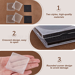 50шт 2-х стилистический пластиковый ящик для хранения монет&nbsp;AJEW-GA0009-09A